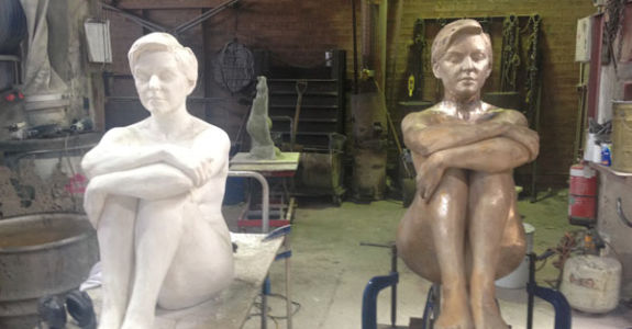 From Sculpture, To Mould, To Cast